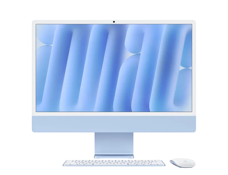 iMac 4.5K 24 M4 GPU 10-Core 16/512GB Blue