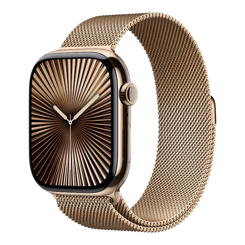 Apple Watch S10 Titanium Case 46mm Gold