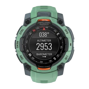 Спортивные часы Garmin Instinct 3, 45 мм, AMOLED, силиконовый ремешок цвета «южные тропики»