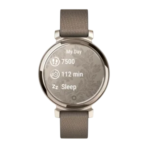 Спортивные часы Garmin Lily 2 Classic, нейлоновый ремешок кофейного цвета