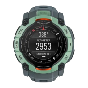 Спортивные часы Garmin Instinct 3, 50 мм, AMOLED, силиконовый ремешок сумеречного цвета
