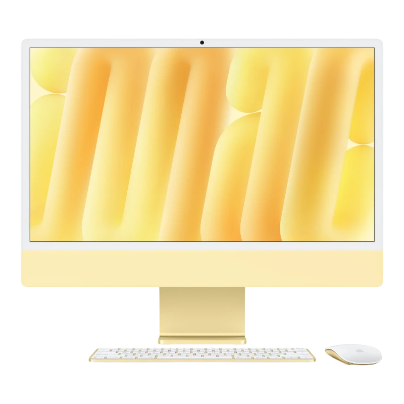 iMac 4.5K 24 M4 GPU 10-Core 24/1024GB Yellow