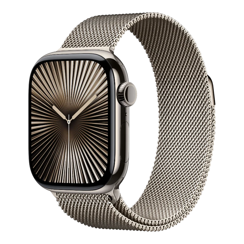 Apple Watch S10 Titanium Case 46mm Natural