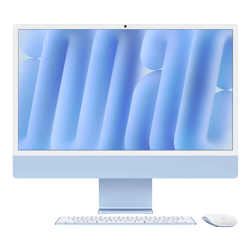 iMac 4.5K 24 M4 GPU 10-Core 32/1024GB Blue