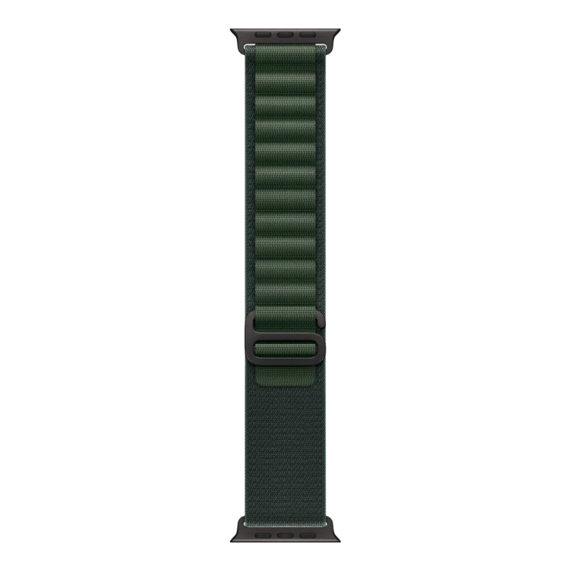 Apple Watch Ultra 2 49mm Black Titanium Case with Trail Green
