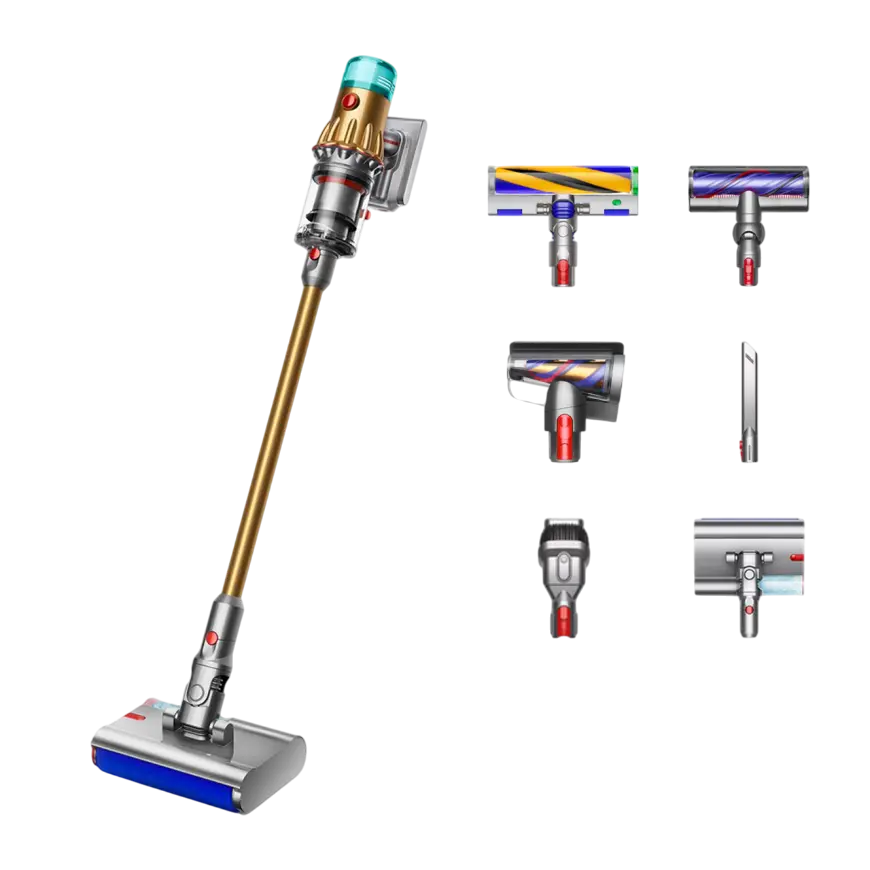 Dyson V12S Detect Slim Submarine Complete (SV46) (Жёлтый/«Никель» | Yellow/Nickel) (2022)