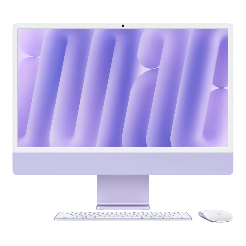 iMac 4.5K 24 M4 GPU 10-Core 32/512GB Purple