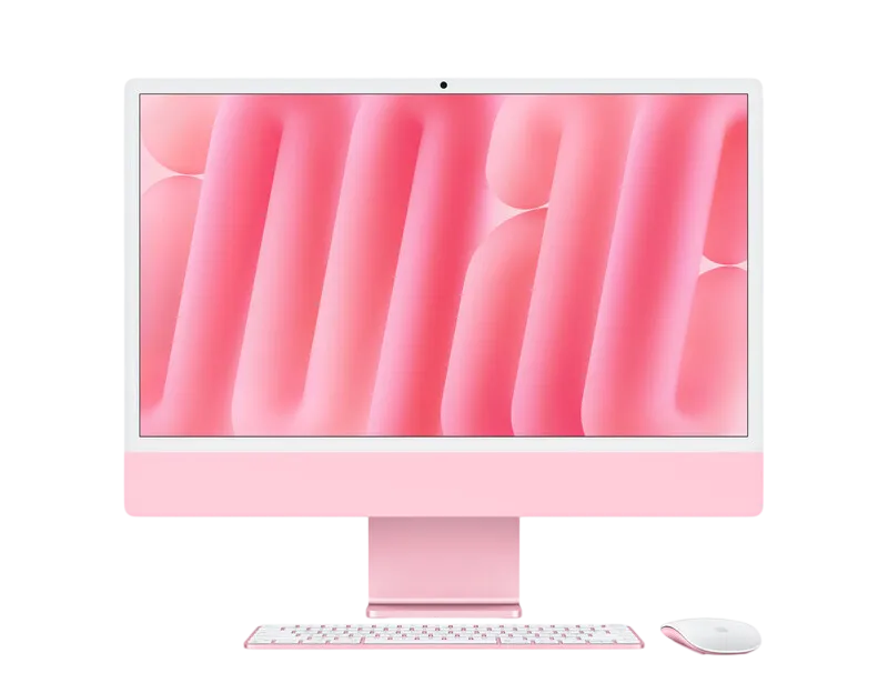 iMac 4.5K 24 M4 GPU 10-Core 24/512GB Pink